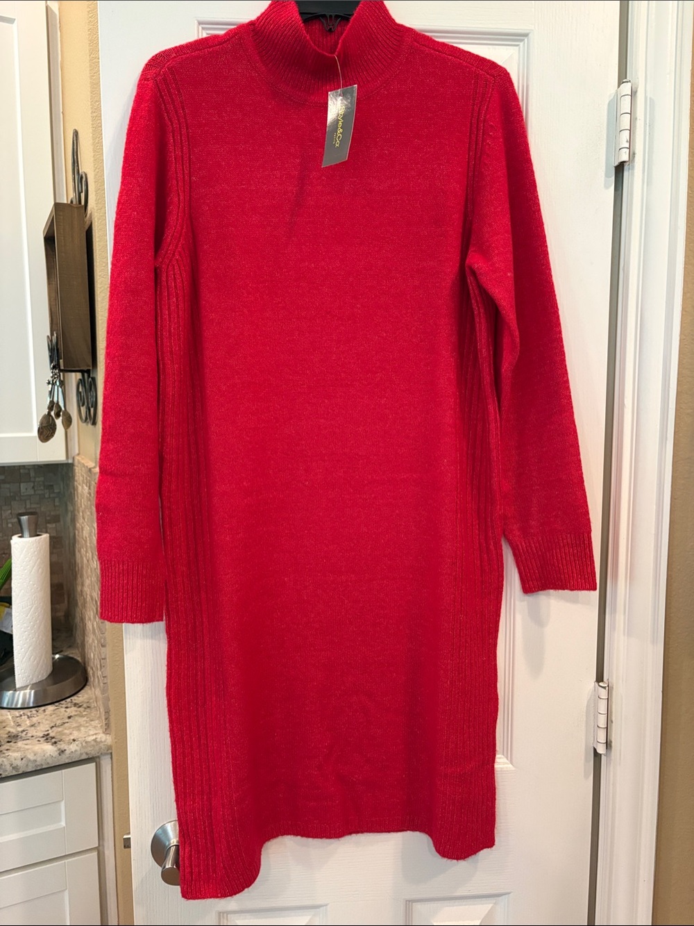 Red Sweater Dress